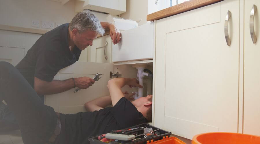 Professional burst pipe repair services in New Burnside, IL